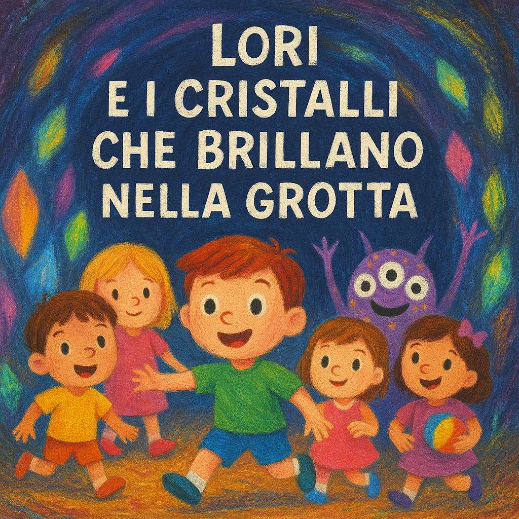 Lori e i Cristalli che Brillano nella Grotta