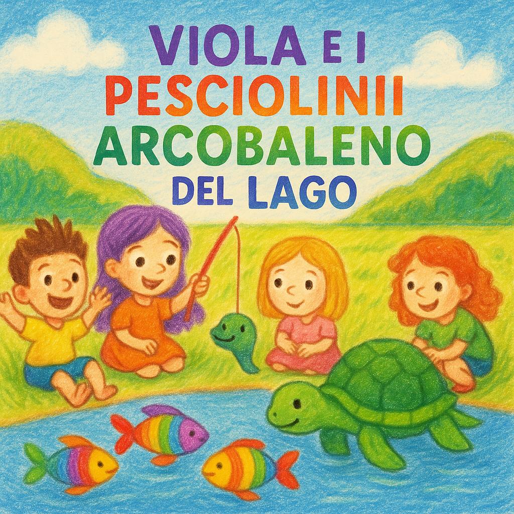 Viola e i Pesciolini Arcobaleno del Lago