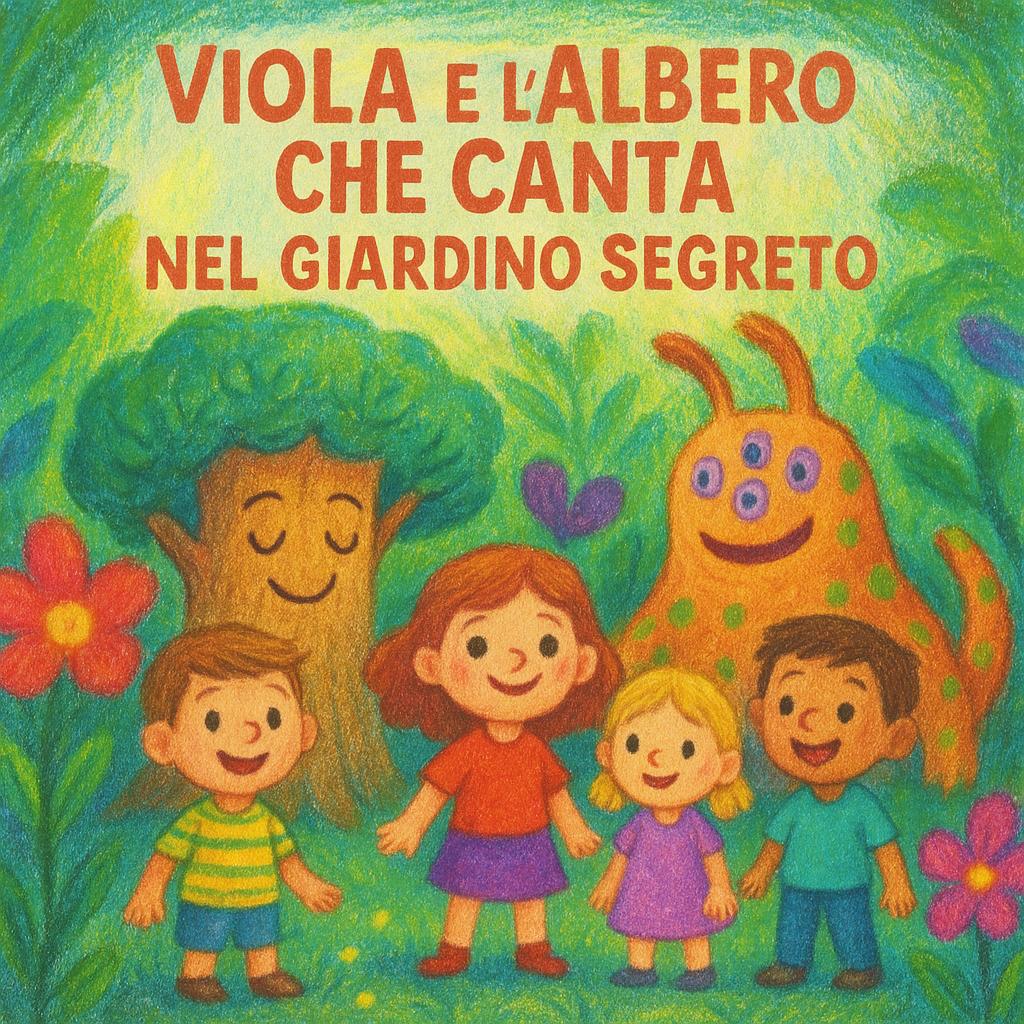 Viola e l'Albero che Canta nel Giardino Segreto