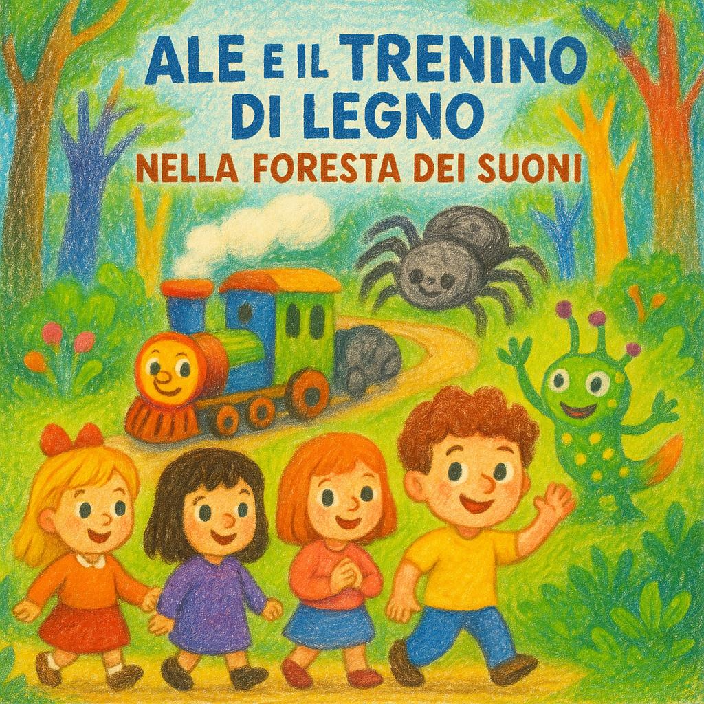 Ale e il Trenino di Legno nella Foresta dei Suoni