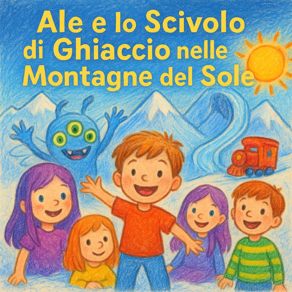 Ale e lo Scivolo di Ghiaccio nelle Montagne del Sole