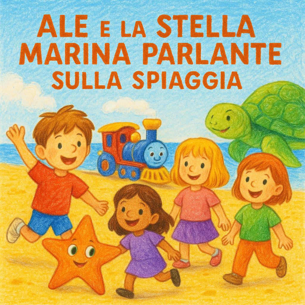 Ale e la Stella Marina Parlante sulla Spiaggia