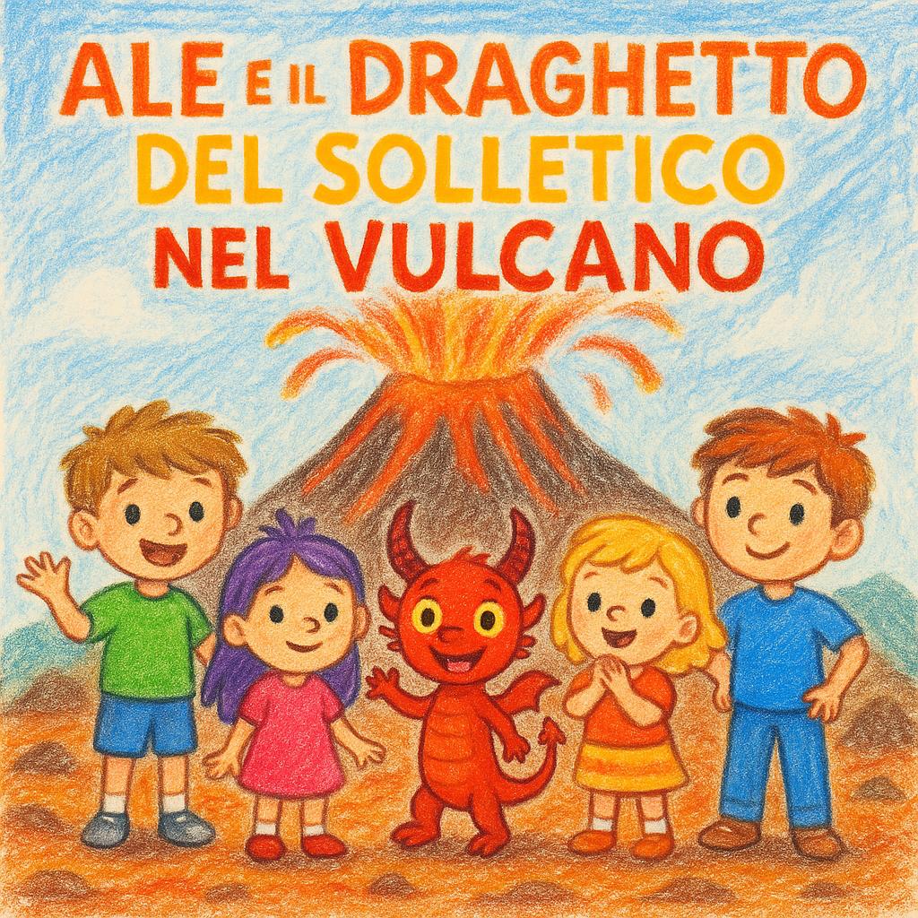 Ale e il Draghetto del Solletico nel Vulcano