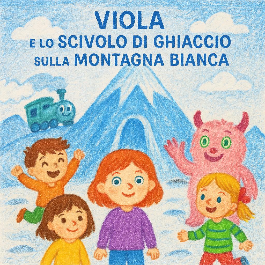 Viola e lo Scivolo di Ghiaccio sulla Montagna Bianca