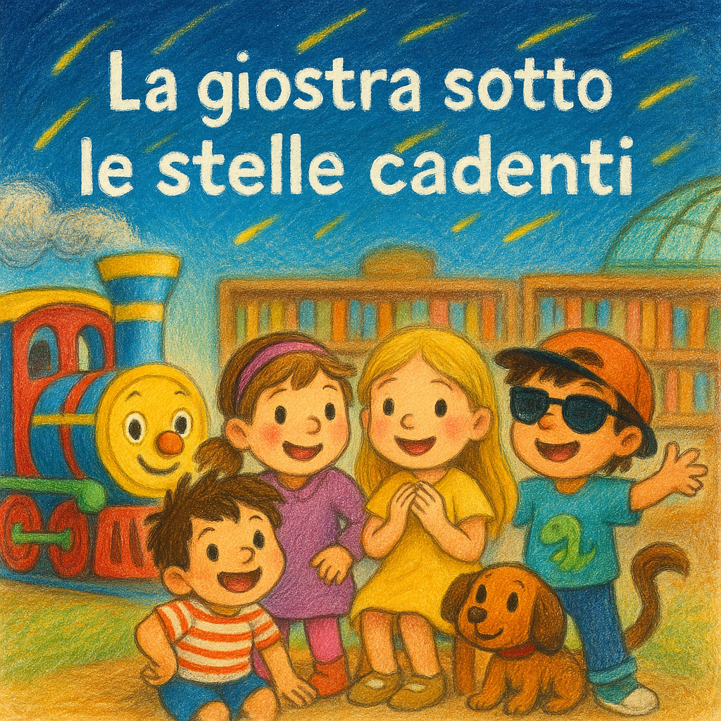 La giostra sotto le stelle cadenti