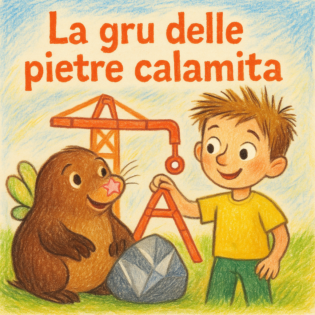 La gru delle pietre calamita