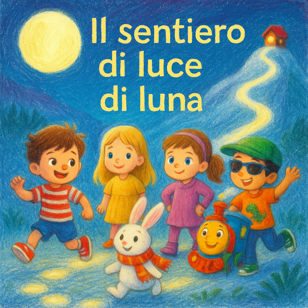 Il sentiero di luce di luna